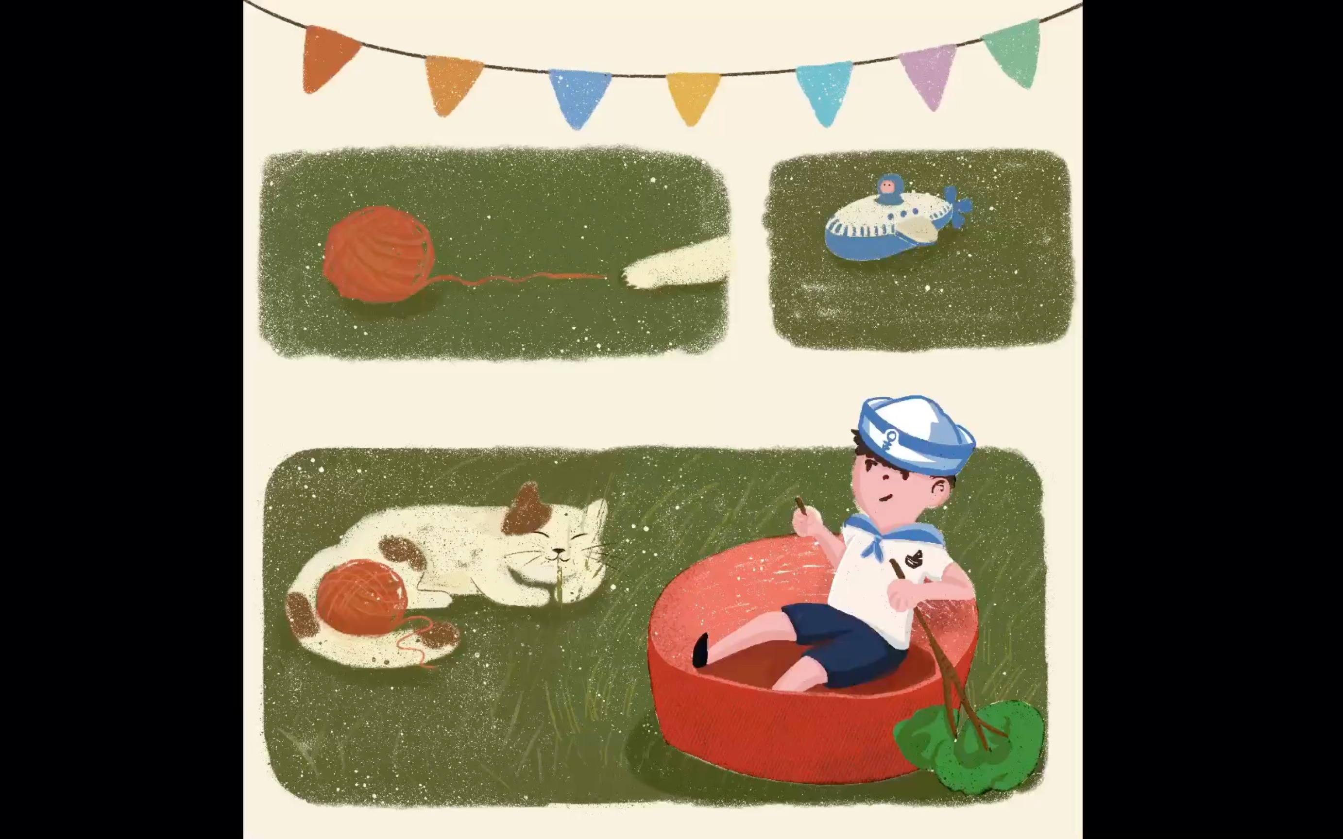日常儿童插画涂鸦