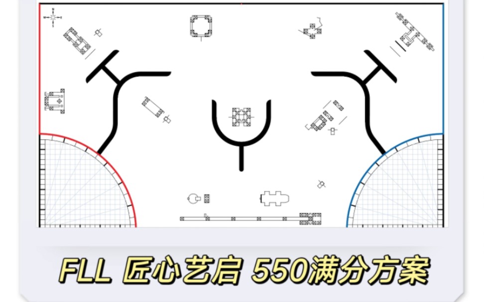 FLL匠心艺启C组550分满分方案分享哔哩哔哩bilibili