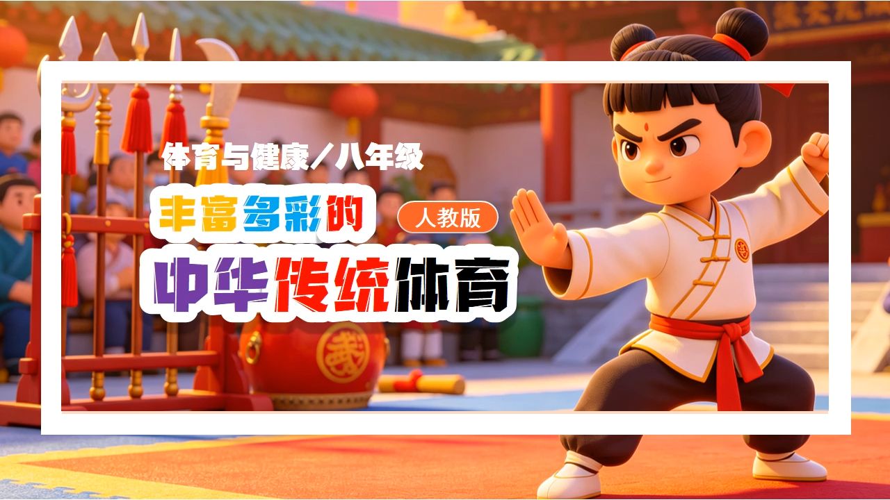 人教版体育与健康PPT课件丰富多彩的中华传统体育八年级公开课教案备课初中体育