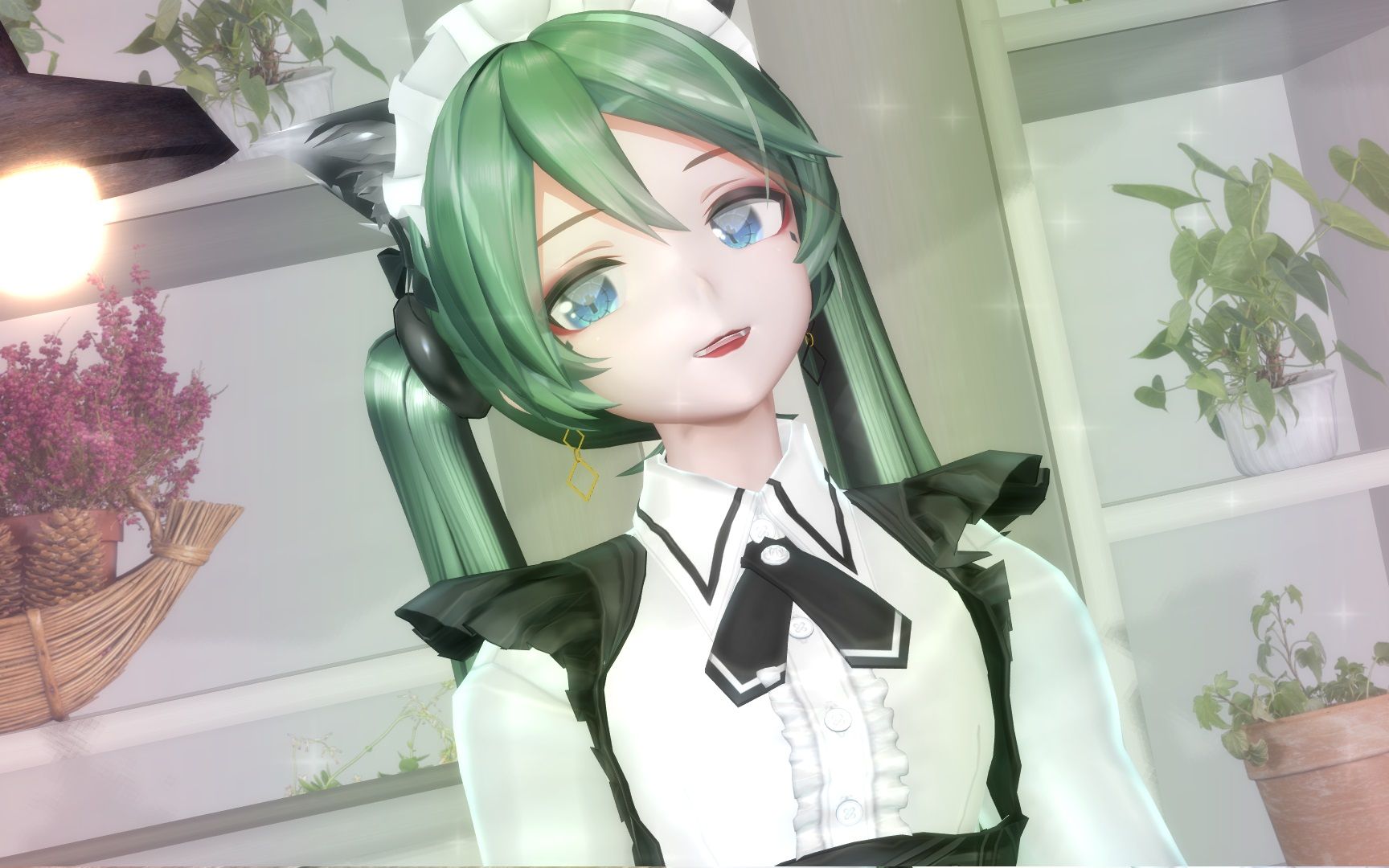 主人,我只是一个普通的猫女仆罢了,爱情是不可能的!【miku-初音未来】