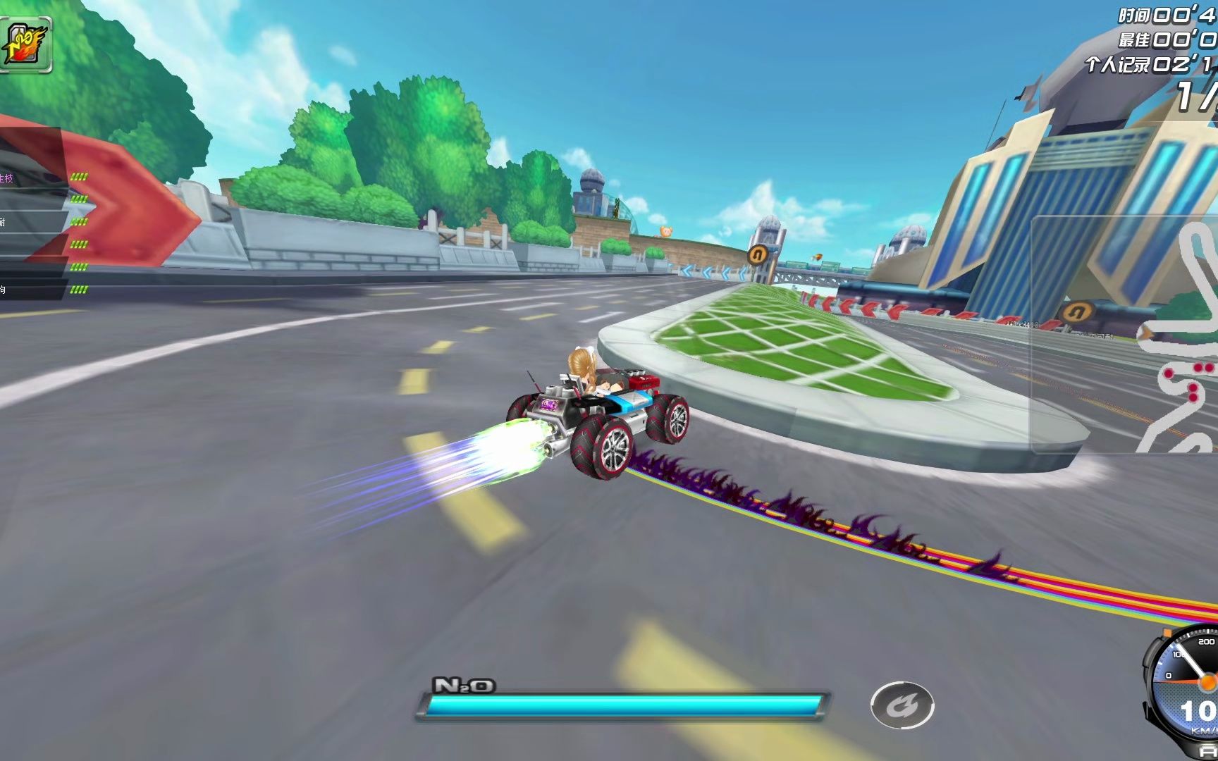 qq飞车-十一城-排位赛[录制测试]