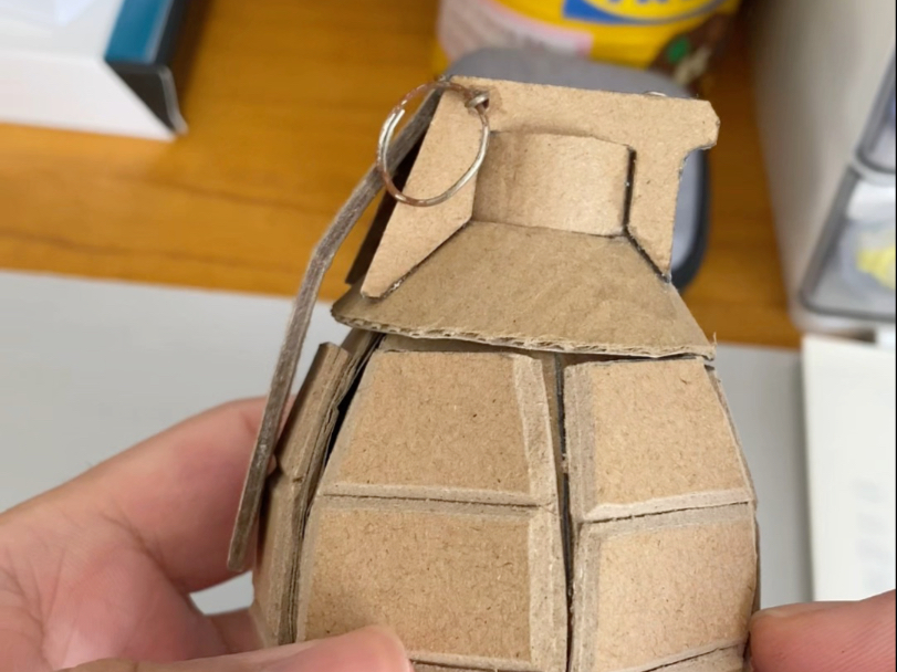 纸模手雷结构