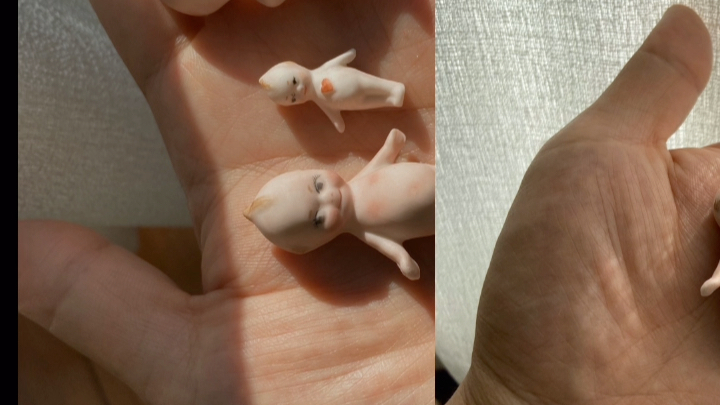 掌心娃娃 口袋娃娃 陶瓷丘比 mini迷你丘比 kewpie哔哩哔哩bilibili