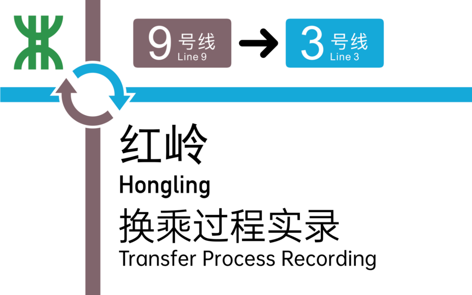 【深圳地铁】红岭站换乘过程 9号线3号线哔哩哔哩bilibili