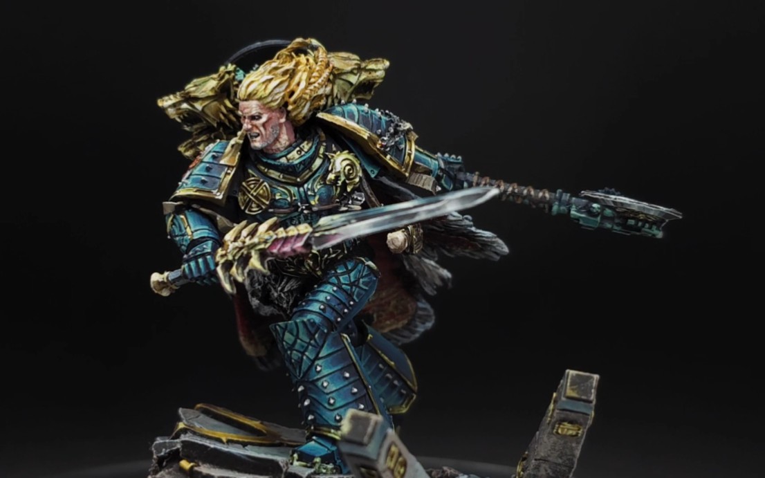 涂装太空野狼原体 黎曼鲁斯