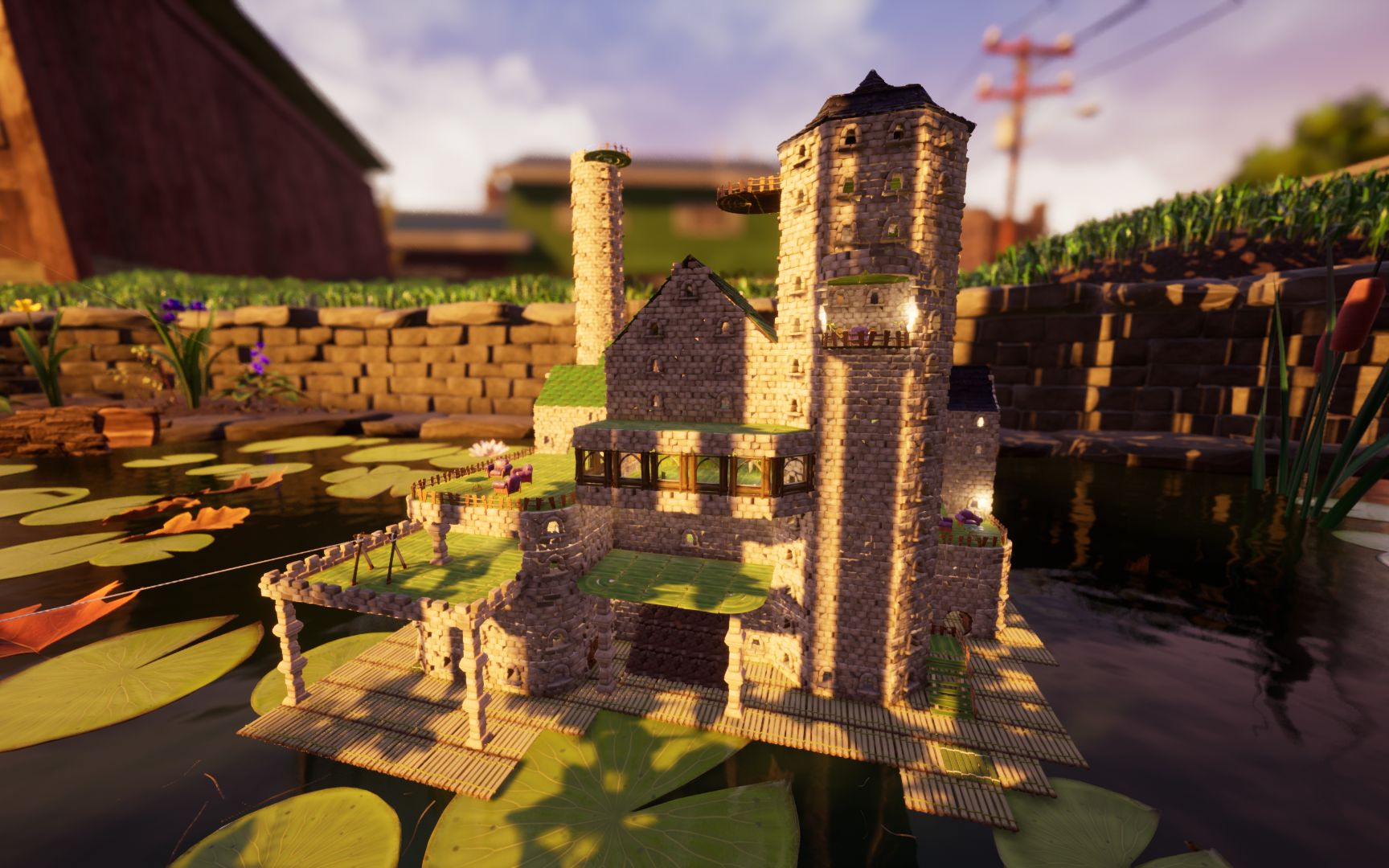 grounded 湖景别墅 外部结构基本完成