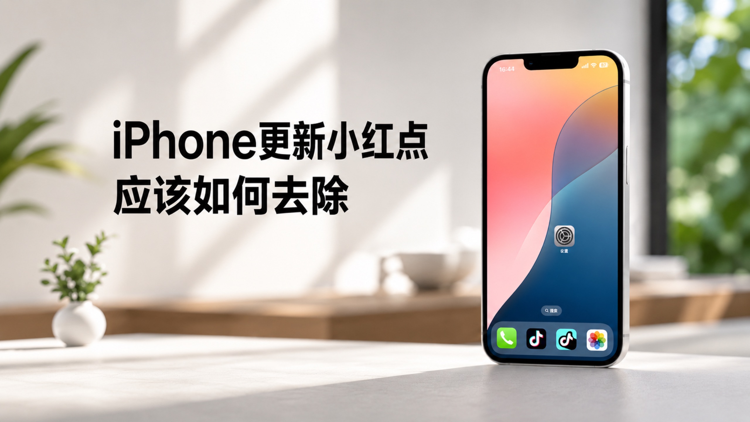iPhone系统更新小红点应该如何去除,亲测有效不反弹教程