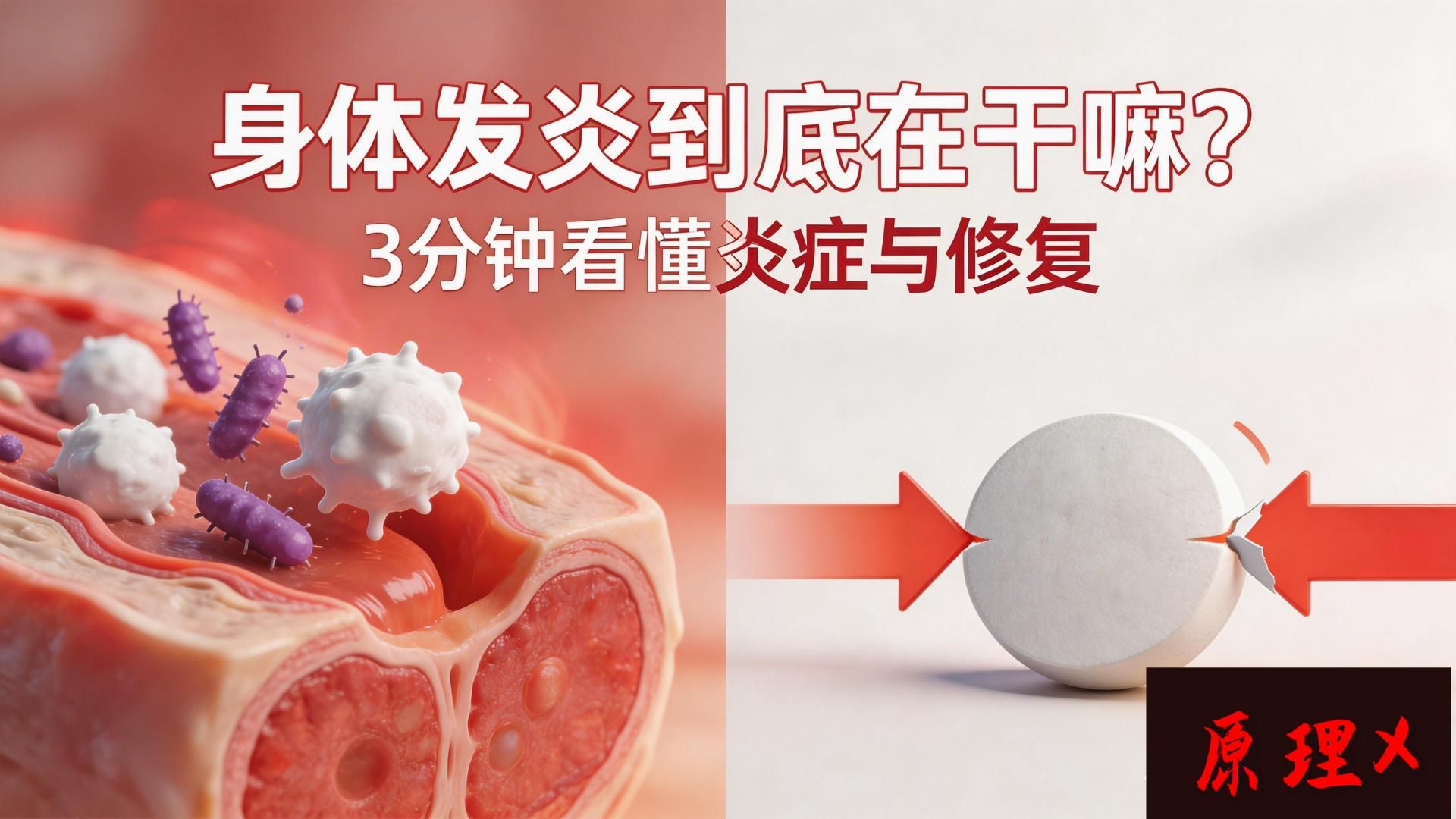 身体发炎到底是在干嘛？3分钟看懂炎症与修复