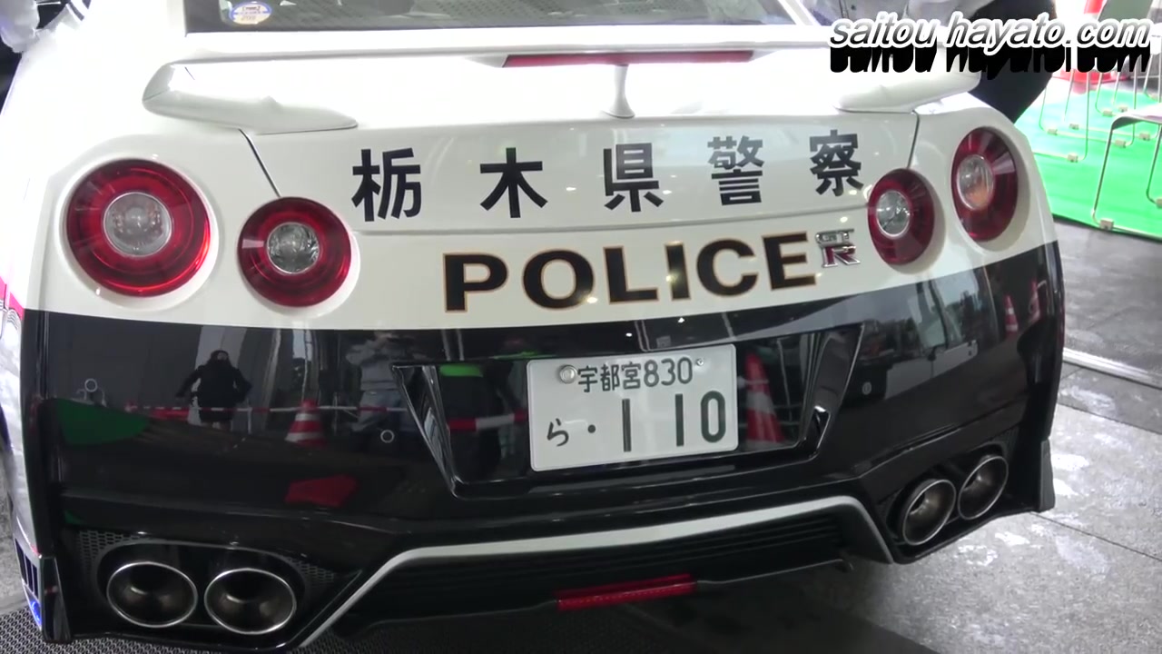 栃木县警配置的日产GTR巡逻车哔哩哔哩bilibili