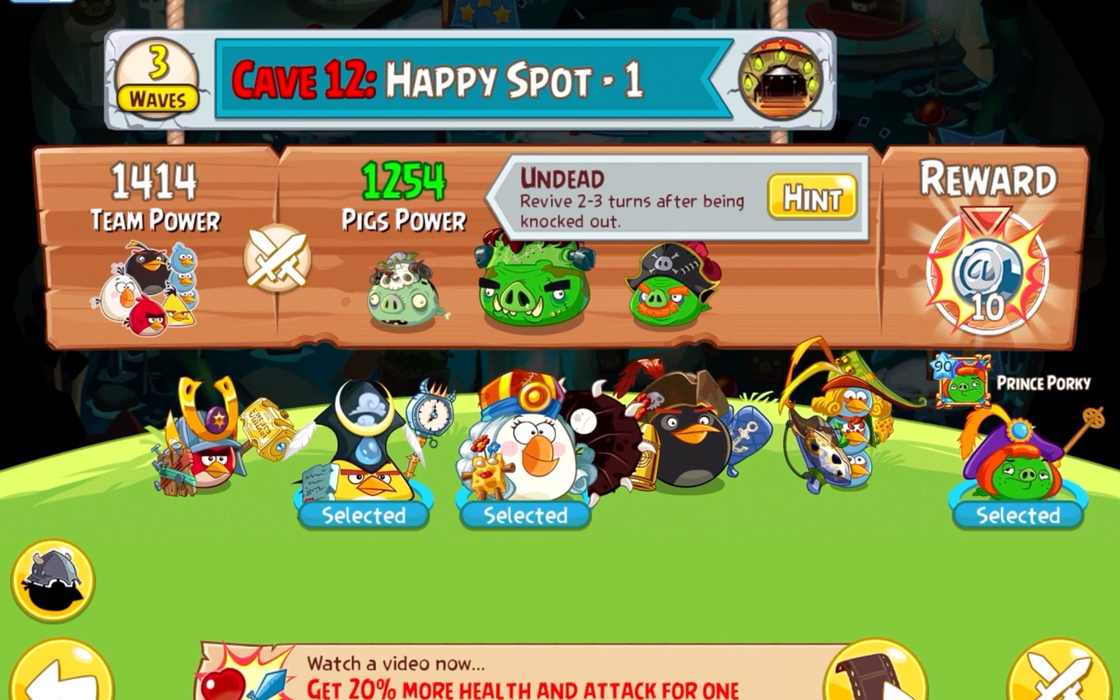 angry birds EPIC十二洞普通关教程手机游戏热门视频