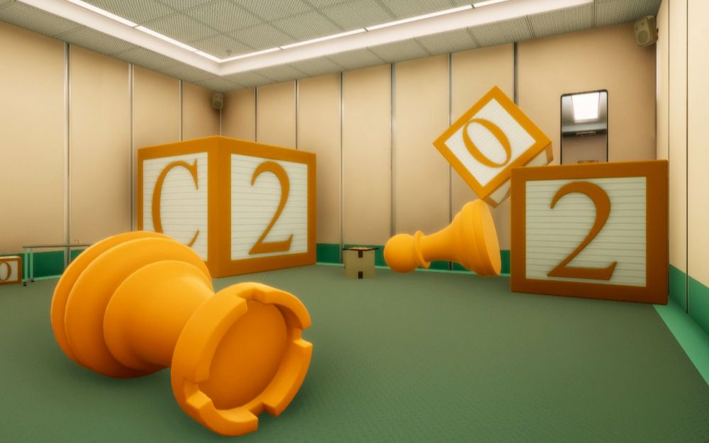 这是一个在梦中让自己变大变粗的游戏-superliminal 的【强迫透视】