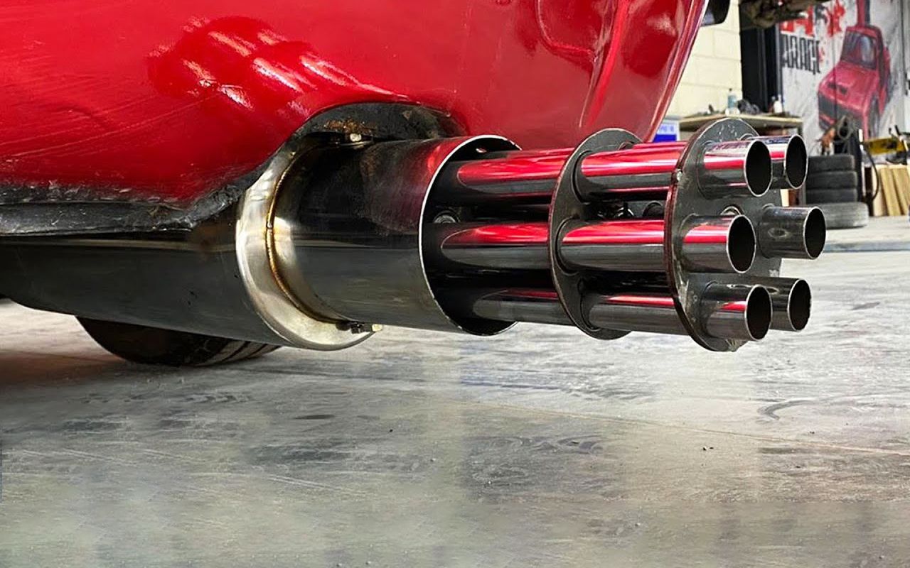 "加特林"排气管?你们真会玩!