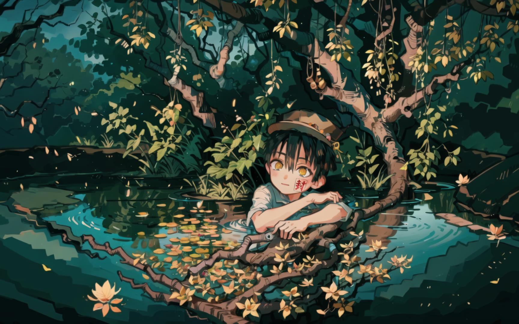 【ai绘画】立刻赶到战场的是——祝贺《放课后少年花子君》开播!