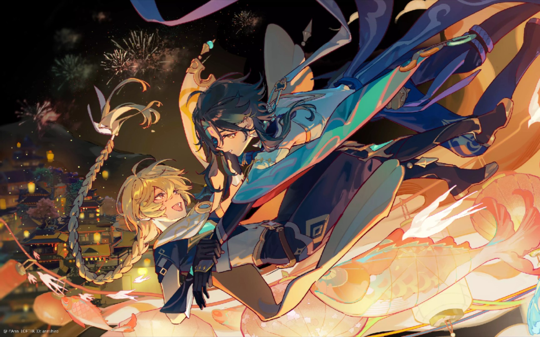 「魈空/烟火之邀流沙麻将」我要让全世界知道我有这个流麻