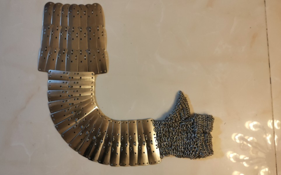 胸片扎甲做环臂甲,暂定思路3,二维静态展示,准备要升三维了