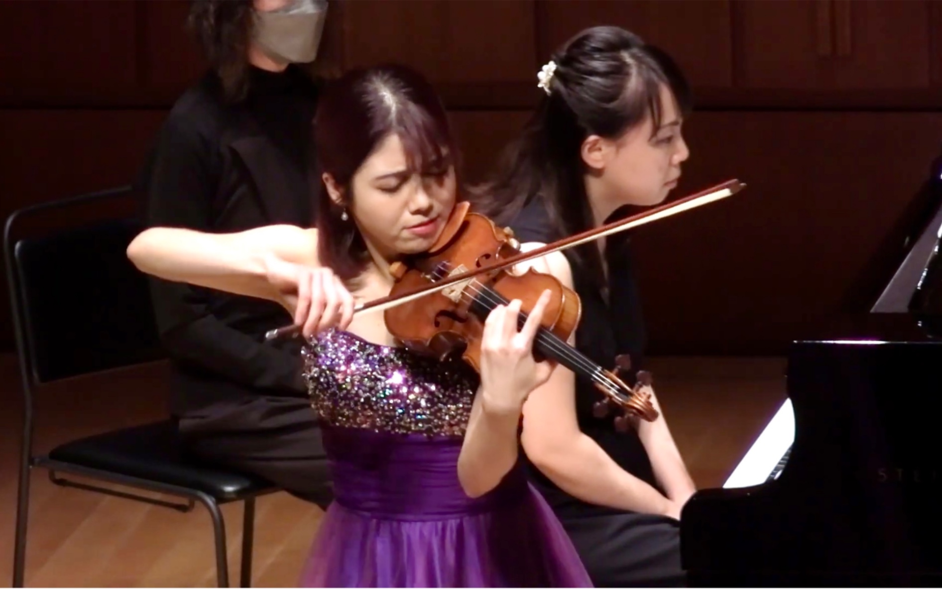 [图]Ririko TAKAGI & 小提琴·拉威尔-茨冈｜Tzigane, M. Ravel M.76 - Violin Piano