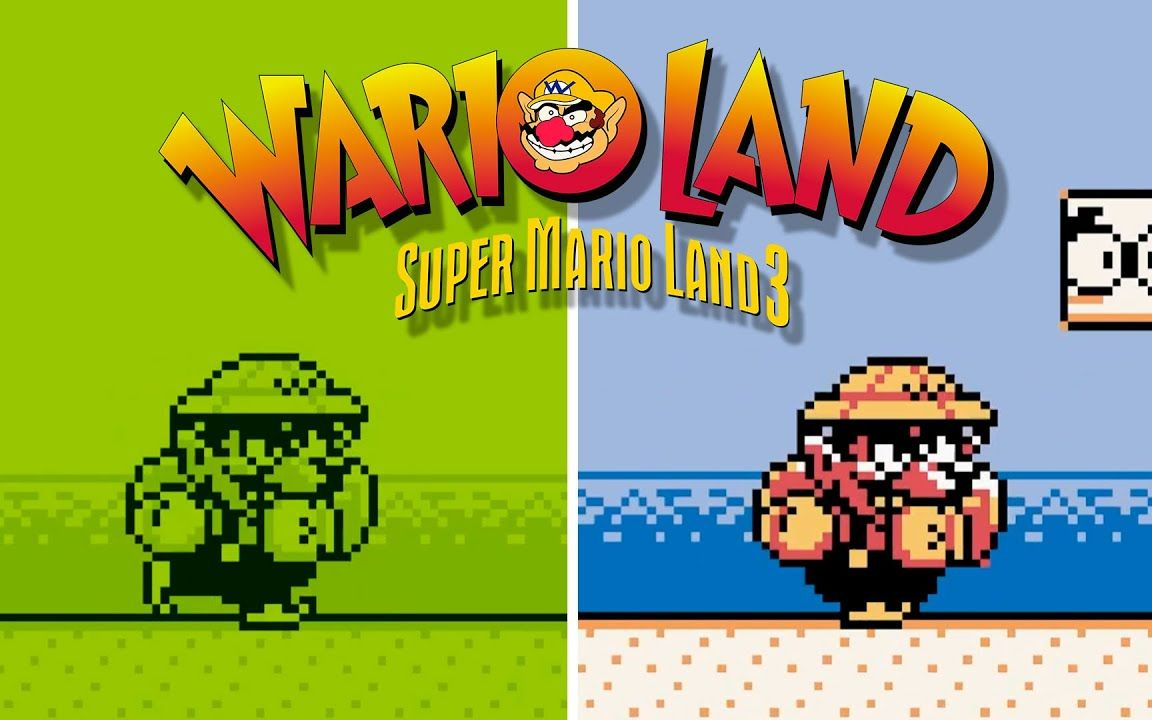 【炒冷饭系列】不同版本的瓦里奥大陆画面对比 gb-gbc