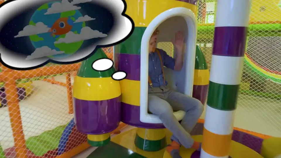 Blippi Learns at the Indoor Play Place _ Educational Videos for  Toddlers_哔哩哔哩_bilibili