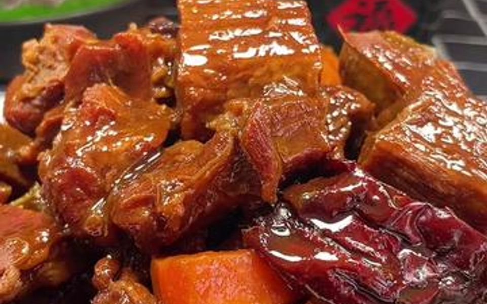 农村八大碗,炖牛肉