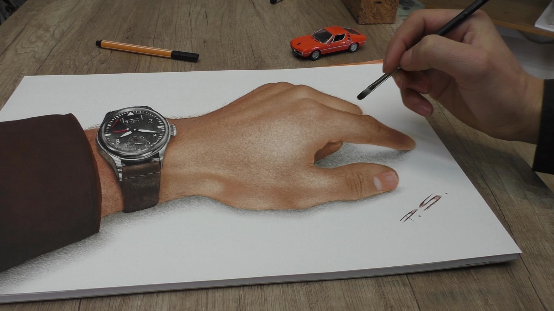 【3d手绘】你看得出来这是画的吗?