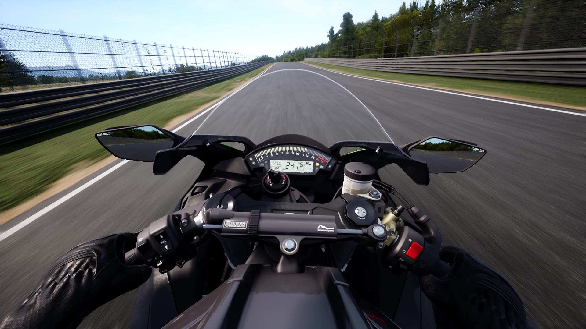 川崎zx10r第一人称试驾 大牛 纽北赛道测试