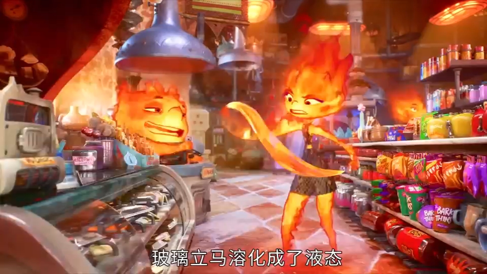 疯狂元素城,火人和水人的爱情故事,里面充满搞笑和惊喜