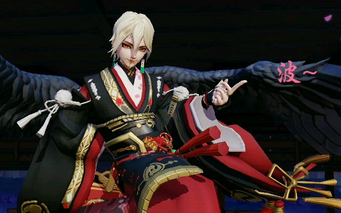 决战平安京 大天狗庆典安祭皮肤特写糟糕,是心动的感觉