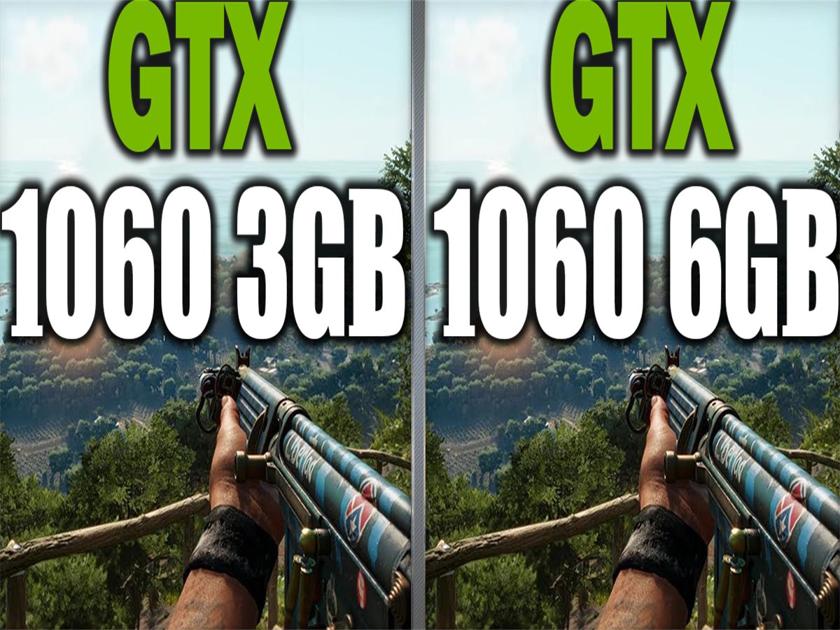 GTX 1060 3G vs GTX 1060 6G 显卡对比(1080P分辨率测试,CPU为i9-14900K)