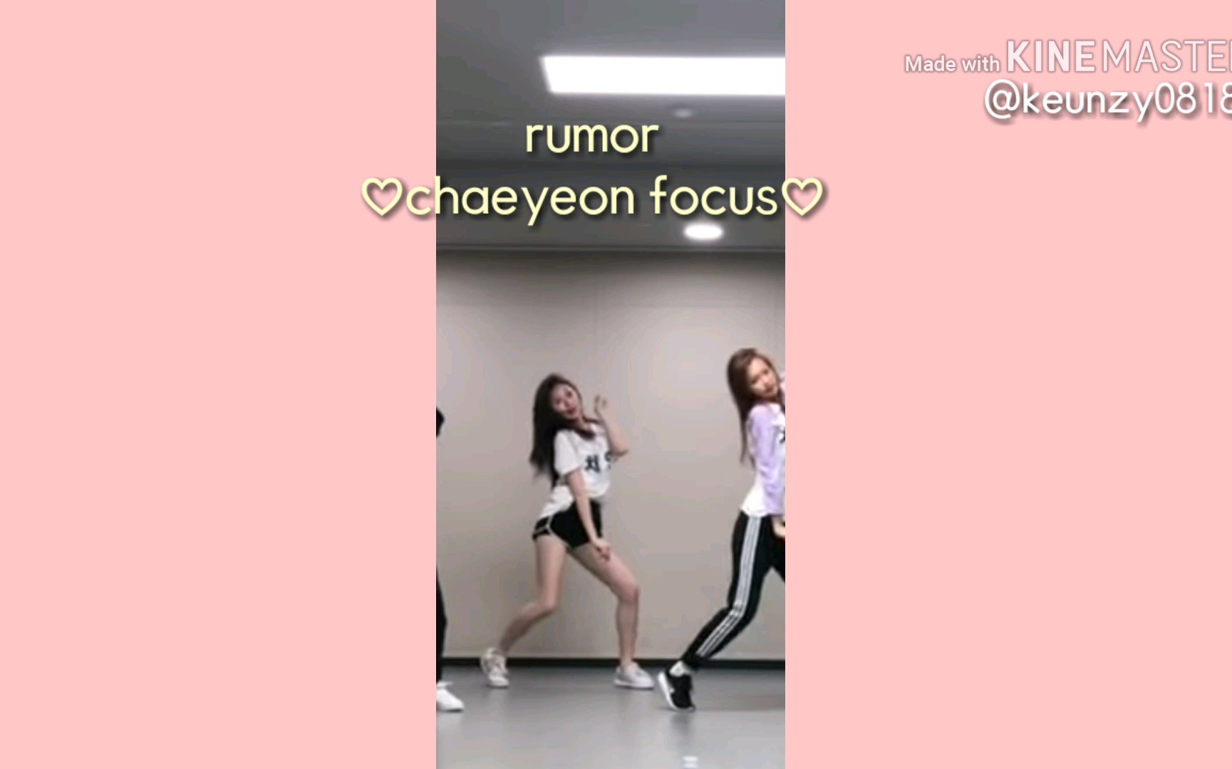 【IZONE/李彩燕】Rumor出道showcon练习室 彩燕focus哔哩哔哩bilibili