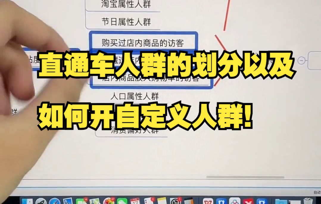 淘宝天猫运营干货直通车人群的划分以及如何开自定义人群!哔哩哔哩bilibili