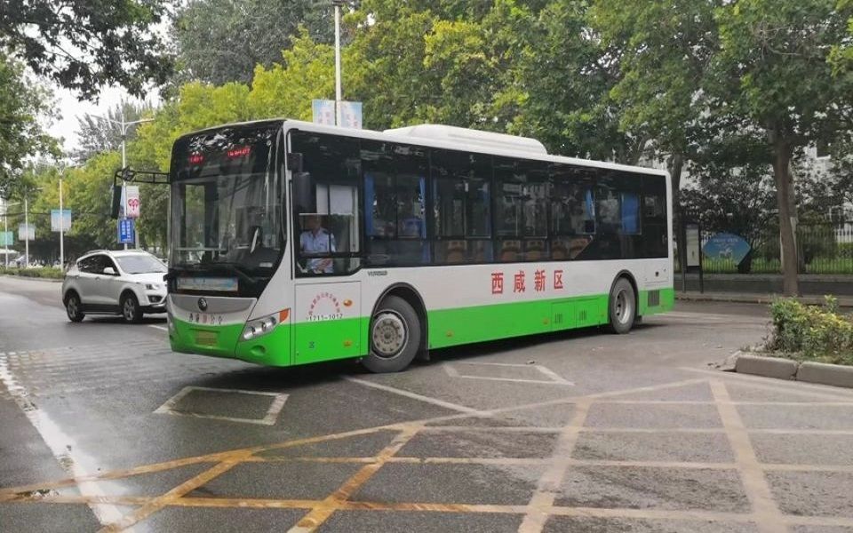 09】(秦韵佳苑第一线)西咸公交1147路第一视角前方展望(正阳街道-幸福