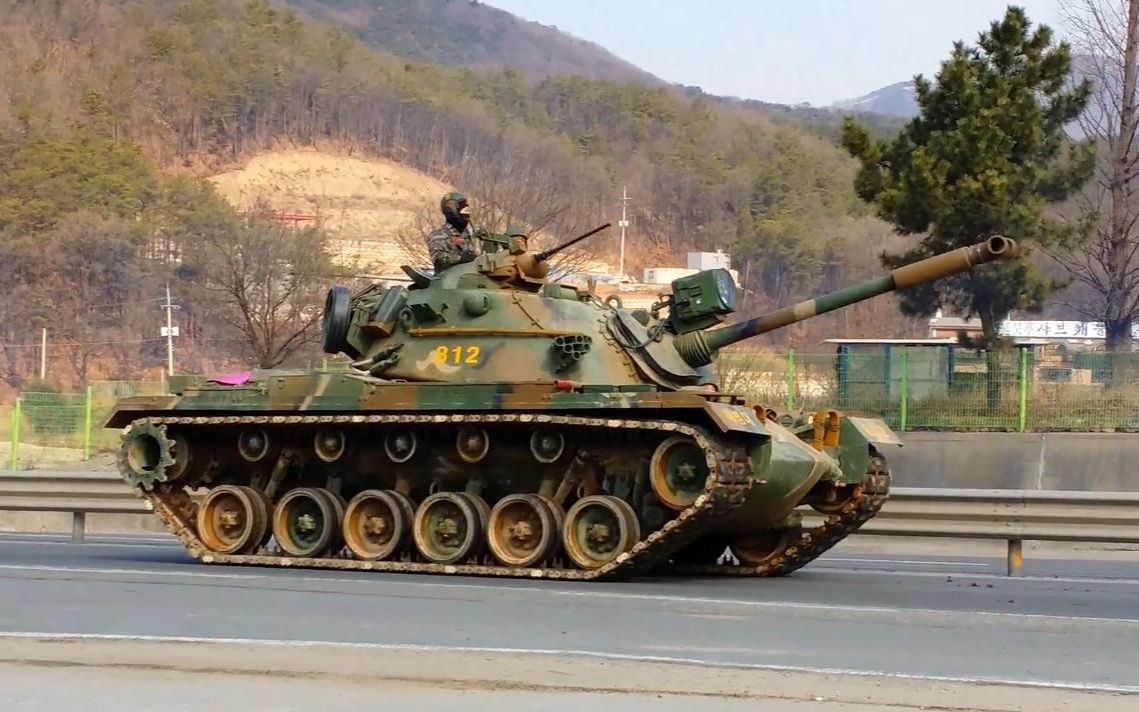 【韩国陆军/海军陆战队】m48a3k和m48a5k"巴顿"坦克((90毫米线膛炮)