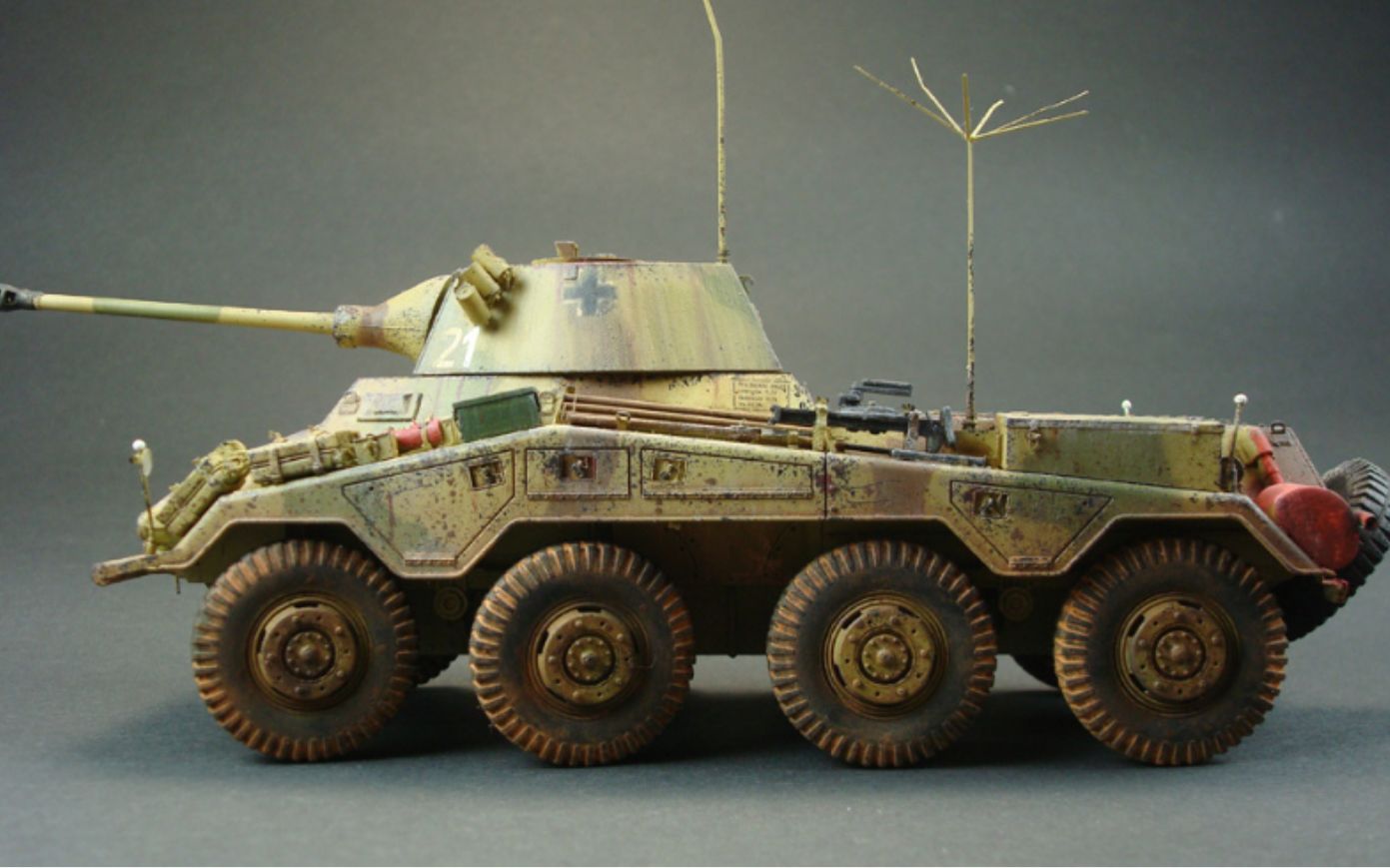 娱乐街机萌新驾驶德系sdkfz234/2美洲狮 菜鸟阿焌-第30期 八轮装甲车