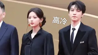 杨超越说王俊凯怎么这么冷漠哈哈哈，不过站一起好养眼啊！！！