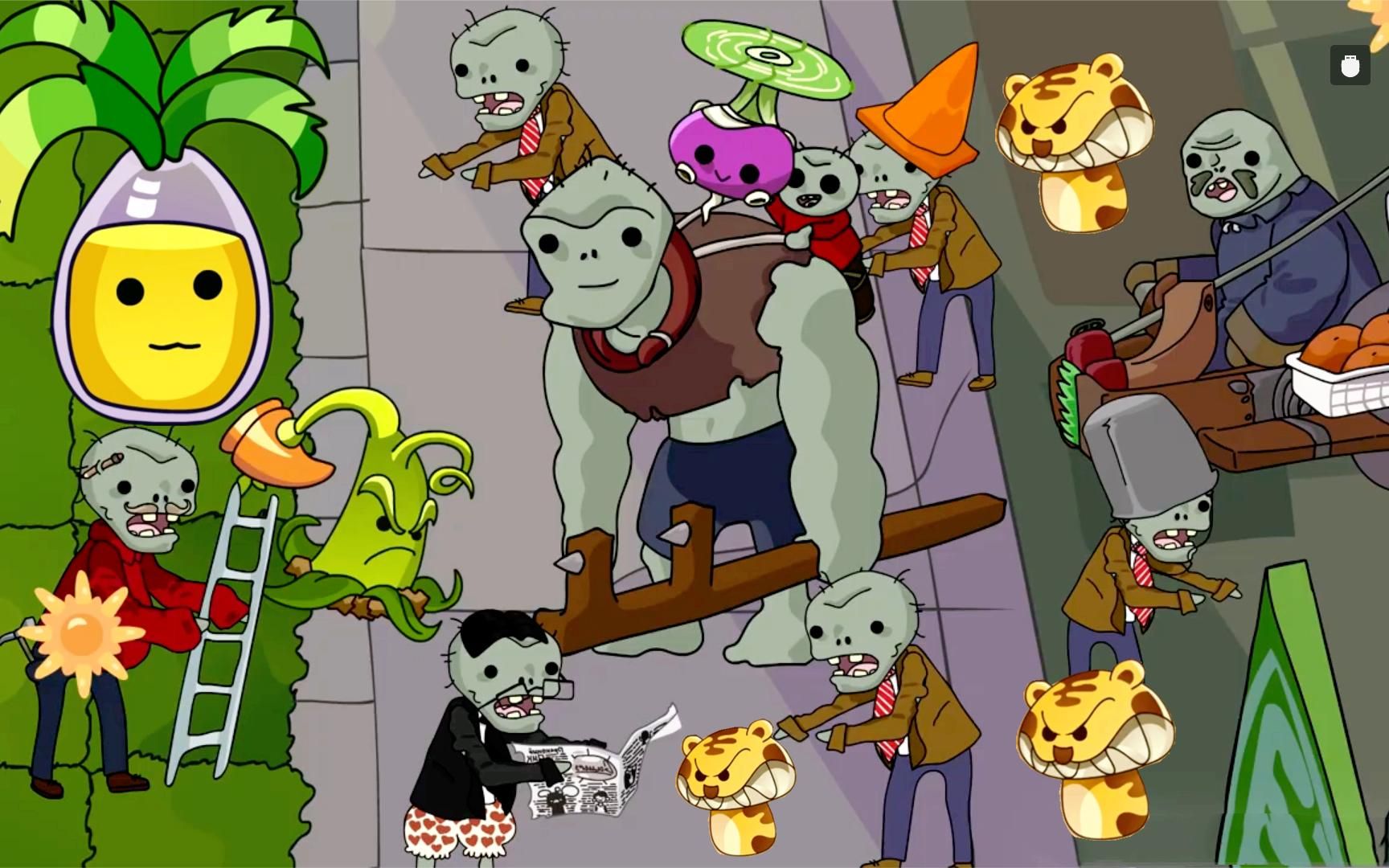 植物大战僵尸戴夫的后花园乱套了新品种的植物攻击力特别强