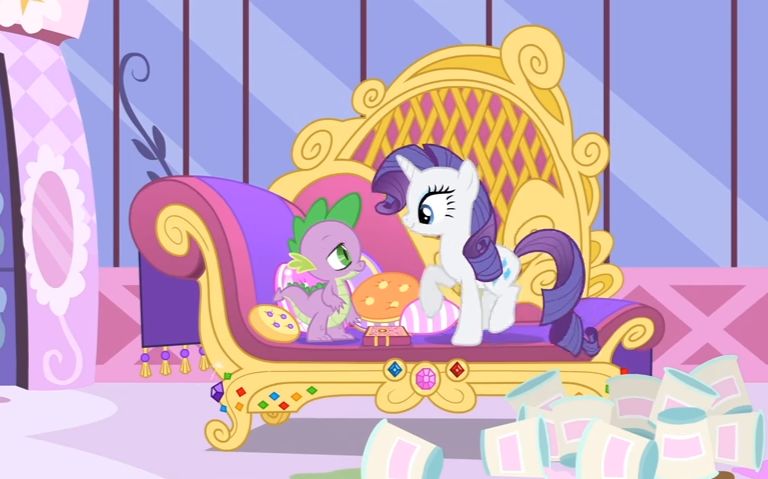 [图]灵感的表现  Rarity 被咒语控制！ my little pony season 4 ep 23