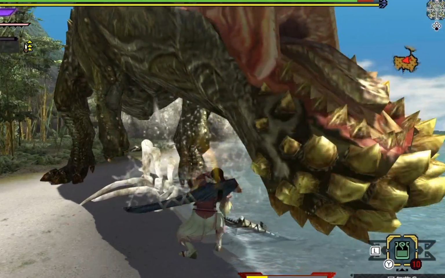 【高清】怪物猎人xx/gu【恐暴龙g】丝瓜动作解读 勇气太刀g位开荒实战