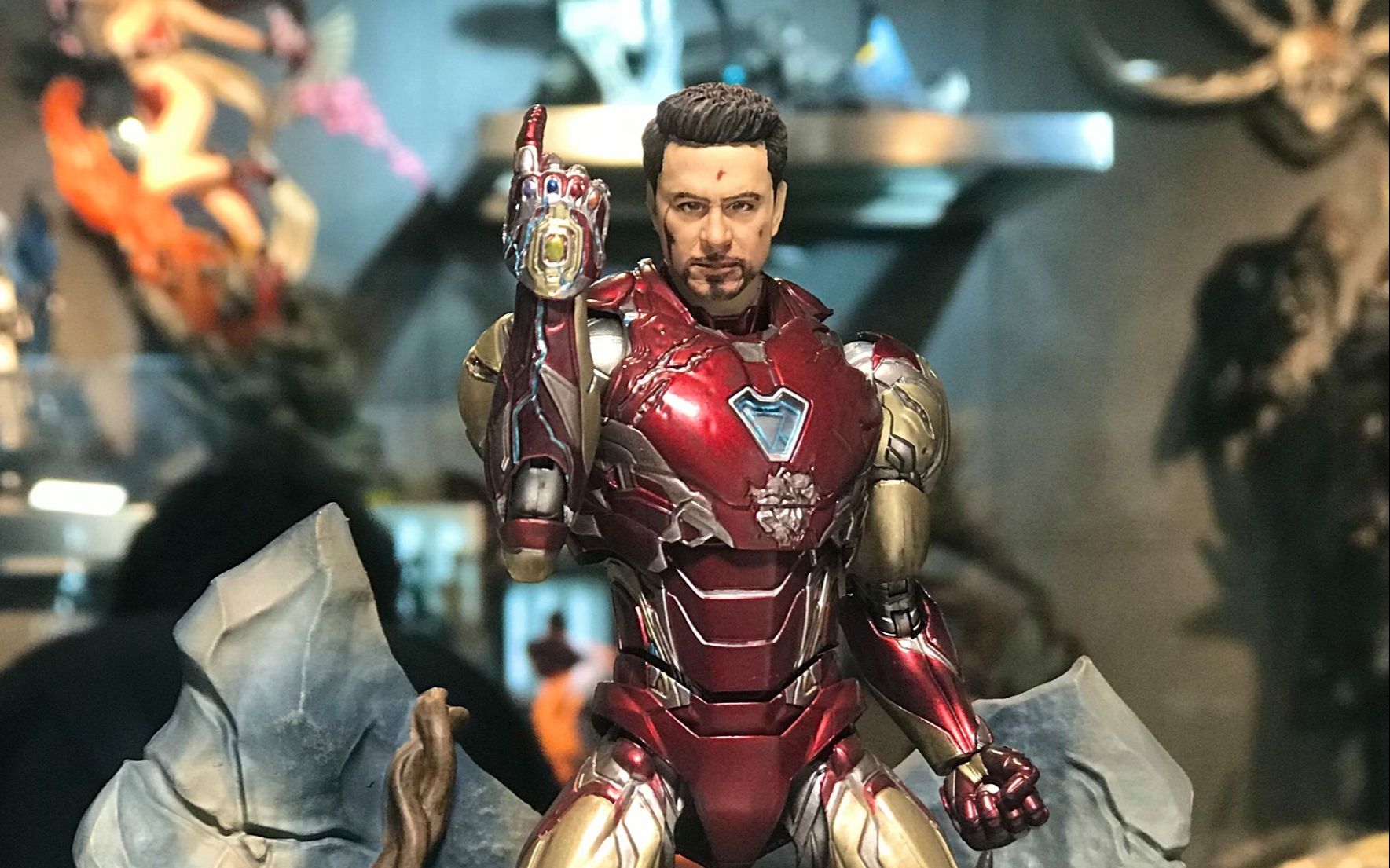 开箱shf复仇者联盟钢铁侠mk85iamironman