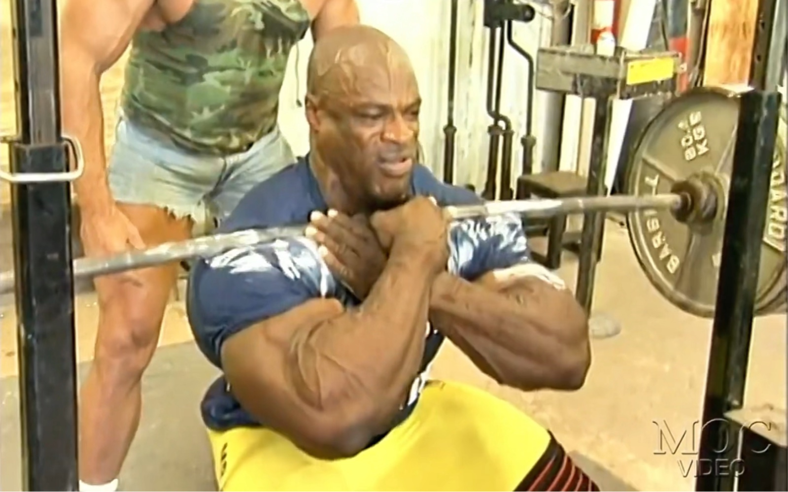 祖师爷罗尼库尔曼2000年的巅峰练腿日完整版!辅助何在?