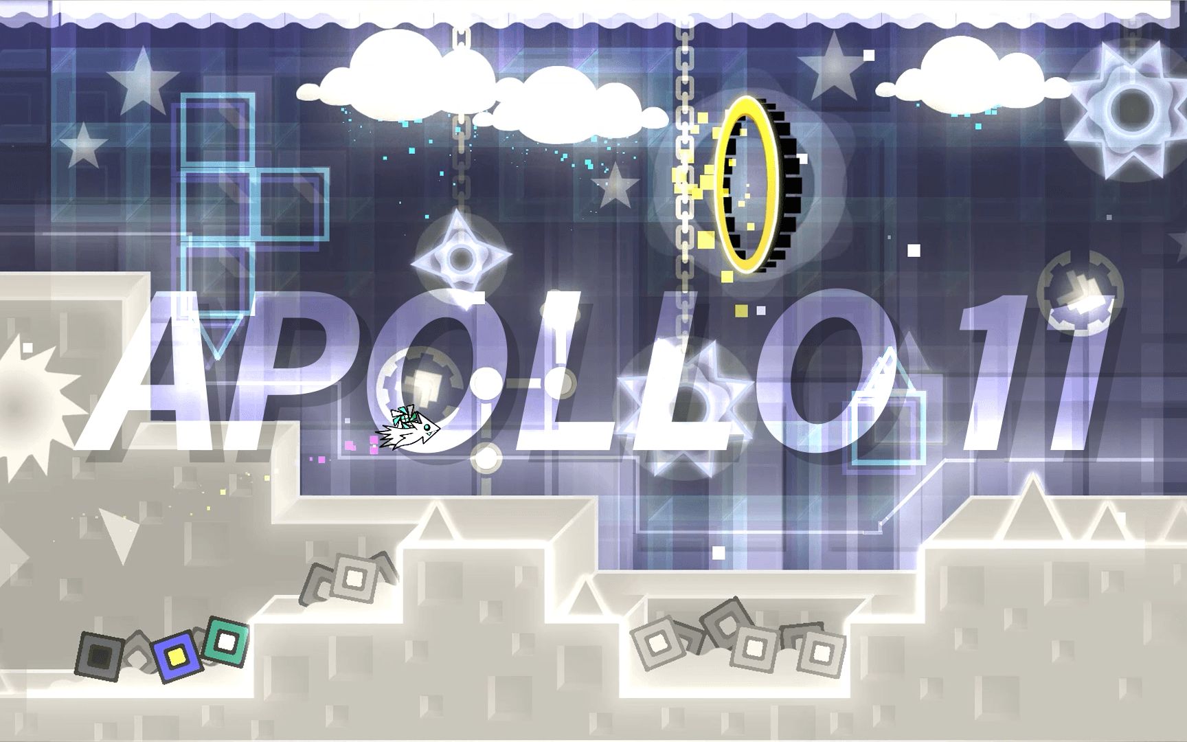 [图]「几何冲刺」"Apollo 11" ~ by nasgubb