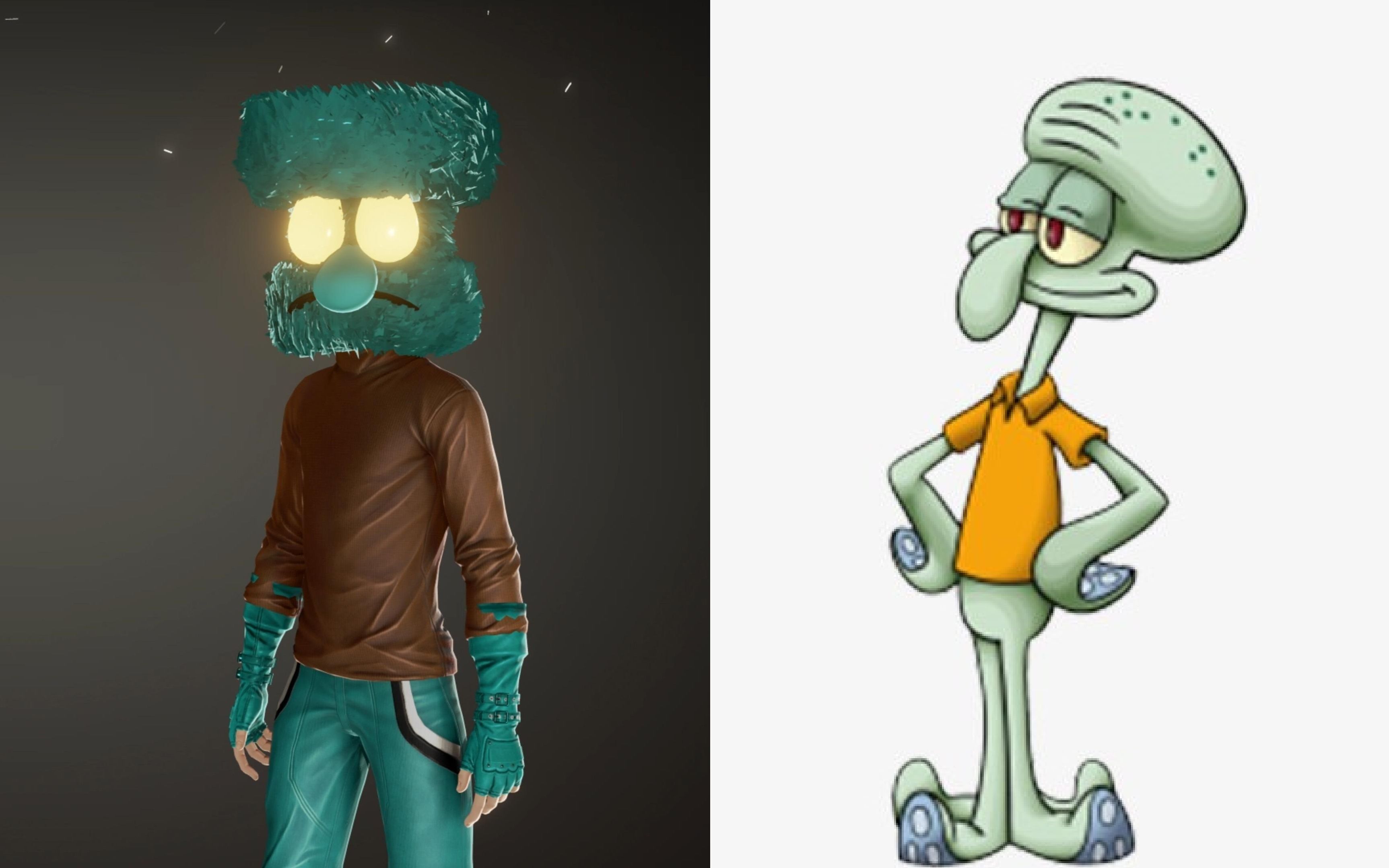 【噬血代码】cos捏人教程之章鱼哥(海绵宝宝)_哔哩哔哩 (゜-゜)つロ