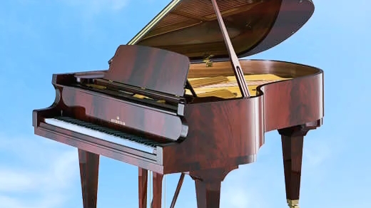 bechstein卡尔贝希斯坦c234木色三角钢琴,长234厘米,宽158厘米,高102