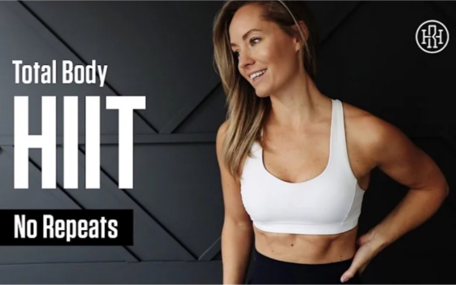 【Heather Robertson】60分钟全身Hiit｜无重复｜紧致线... 哔哩哔哩