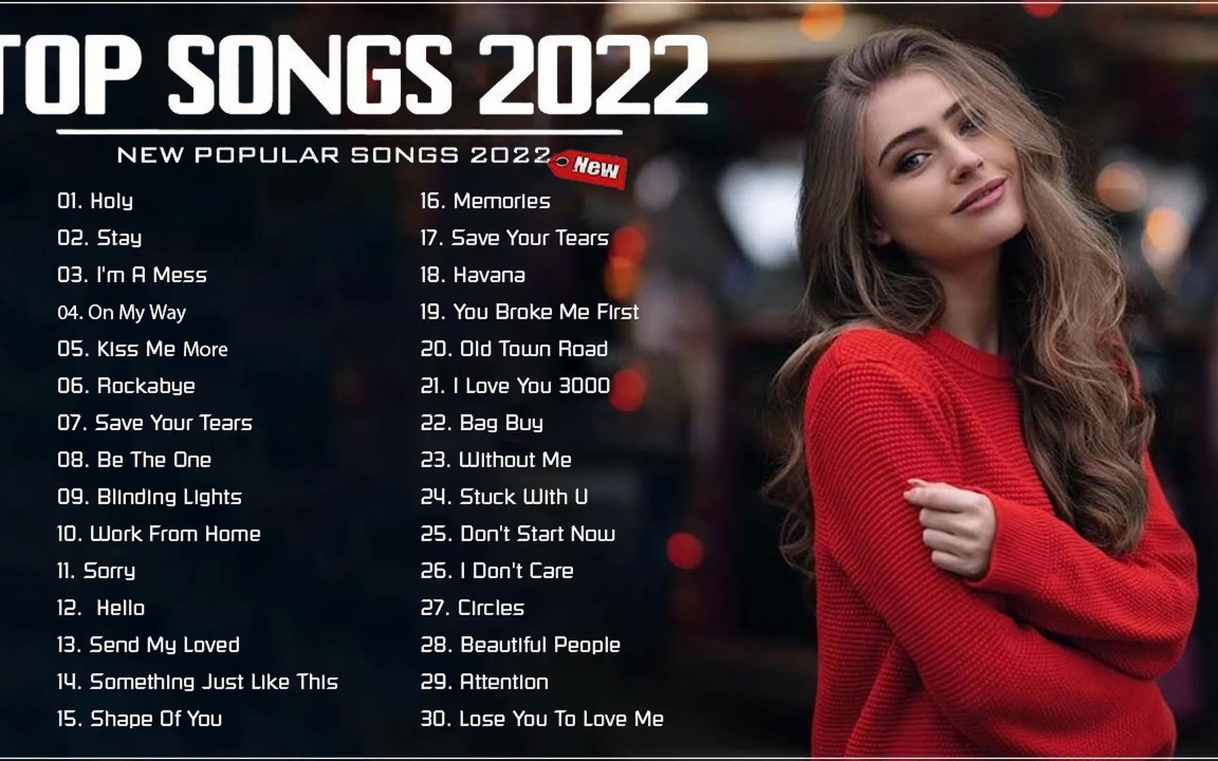 [图]2022年欧美TOP30流行歌曲推荐