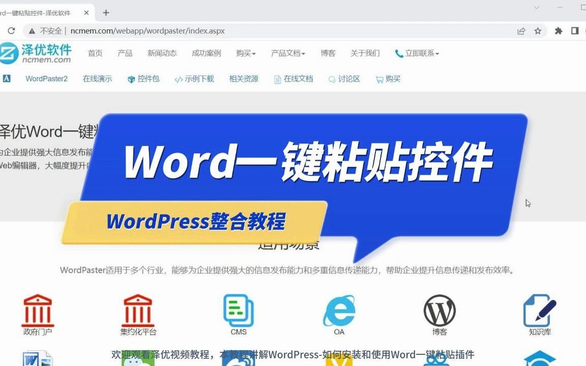 Word一键粘贴插件WordPress整合教程哔哩哔哩bilibili