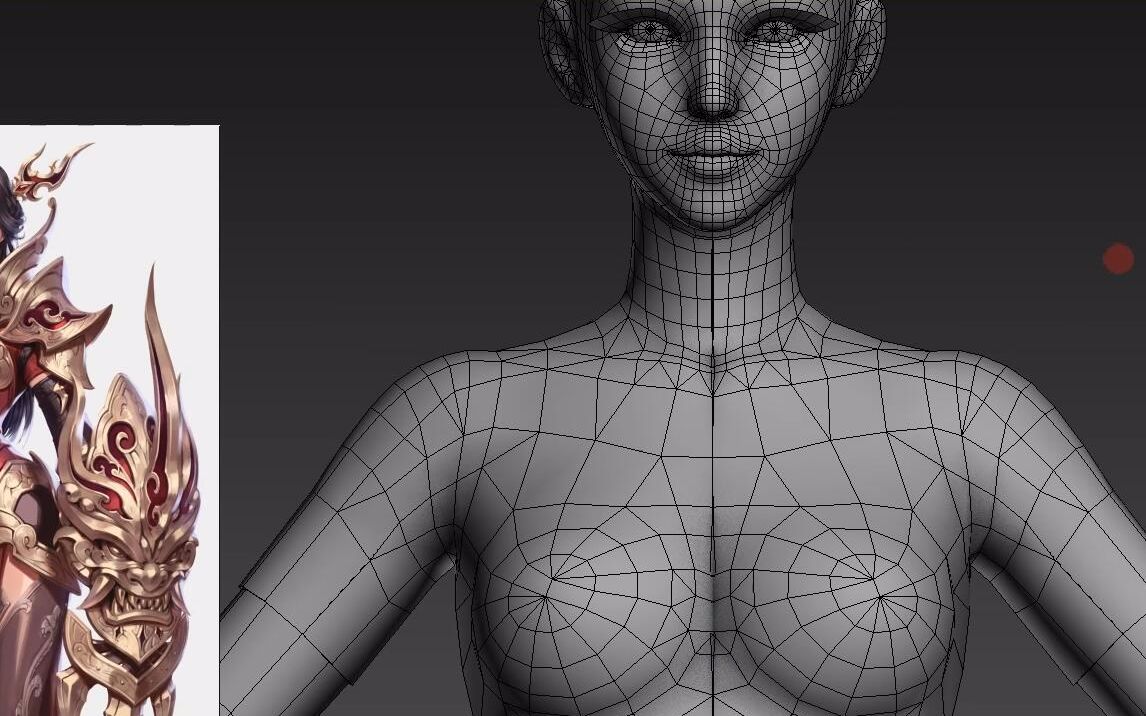 3d人物布线人体服饰制作教程
