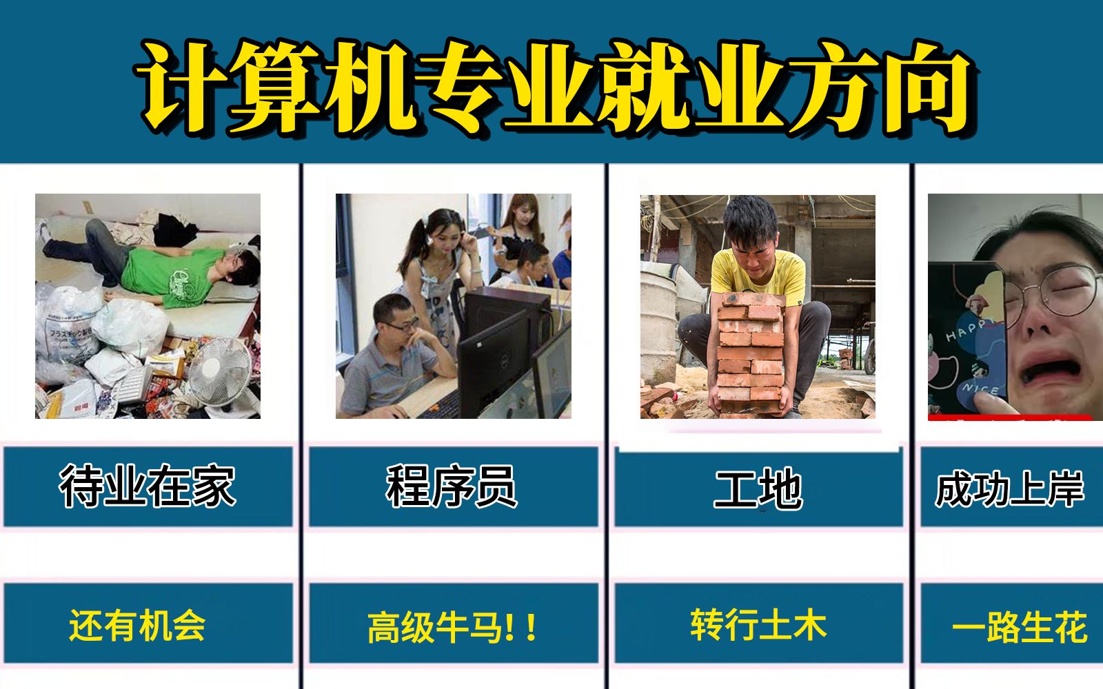 一学就＂废＂?计算机科学专业到底一门怎样的专业?它到底该怎么学习!计算机最好的专业?哔哩哔哩bilibili