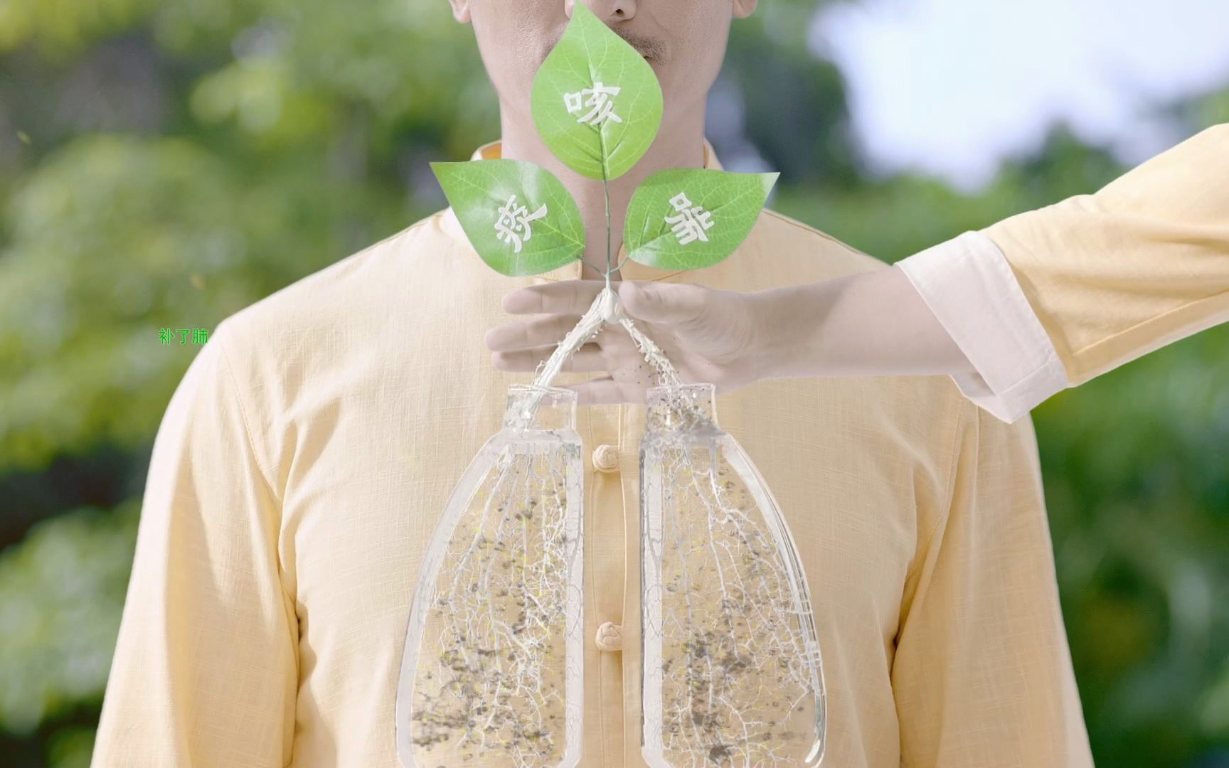 狮子座广告作品 补肺丸《治根篇》