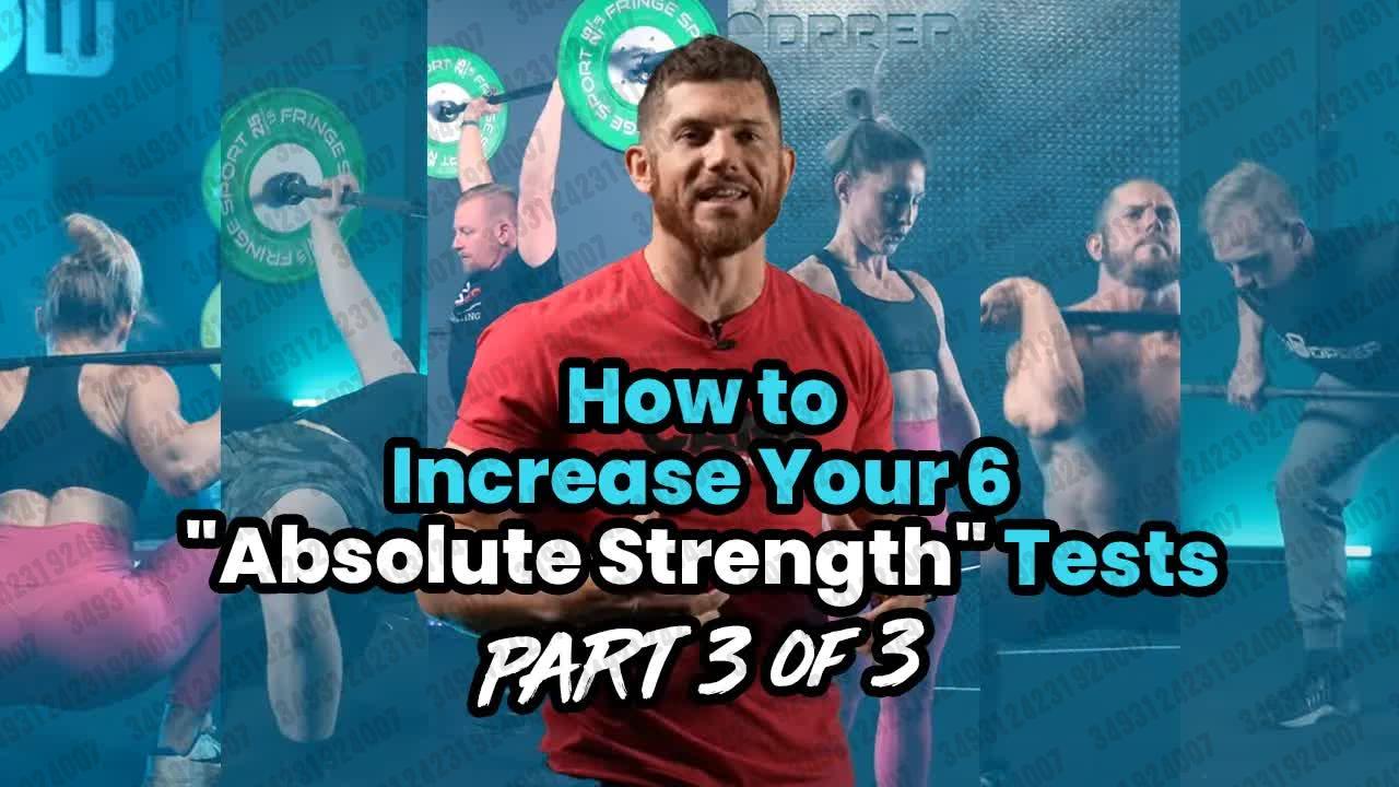 14 【wodprep】如何使用 6 项"绝对力量测试"让 crossfit03 变得