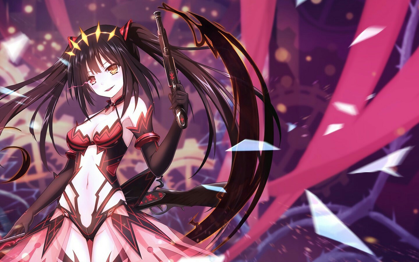 约会大作战没想到真那攻速那么快拥有全精灵的氪金萌新真娜战70层boos